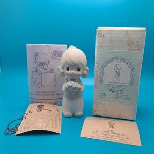 Precious Moments Junior Bridesmaid Figurine 1983 Enesco E2845